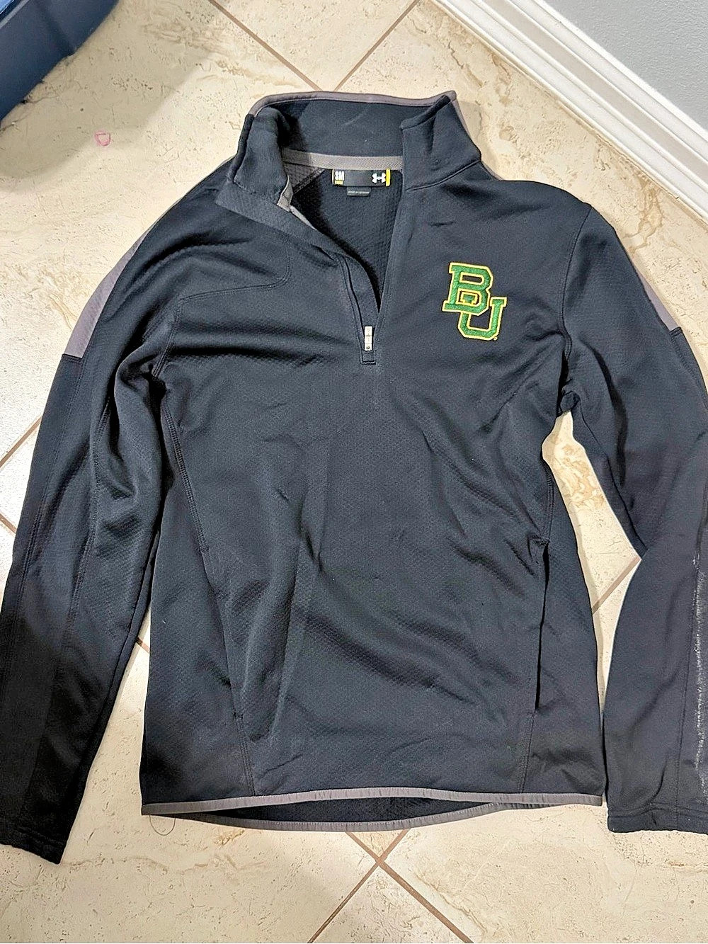 Under Armour Baylor Bears Under Armour Quarter-Zip Performance Pullover
